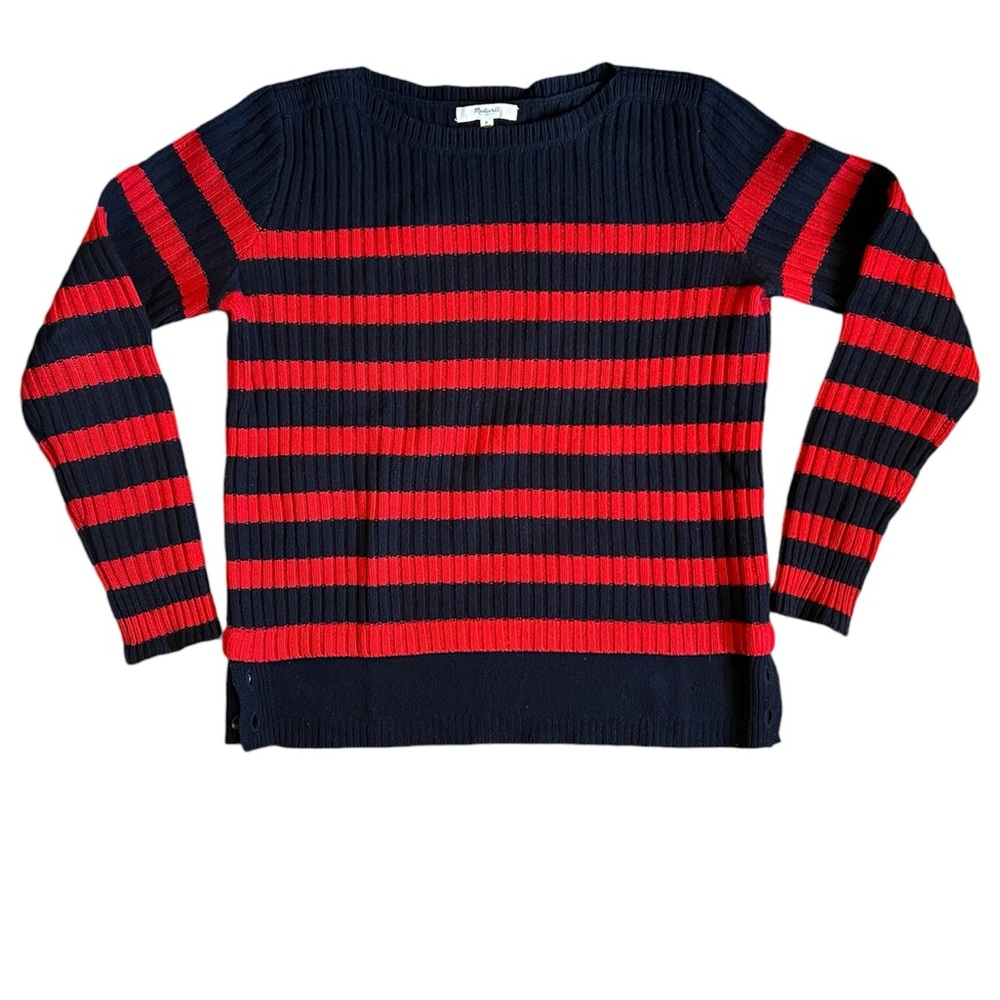 Grunge striped sweater